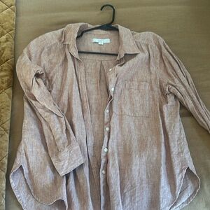 Linen wrinkled but excellent top